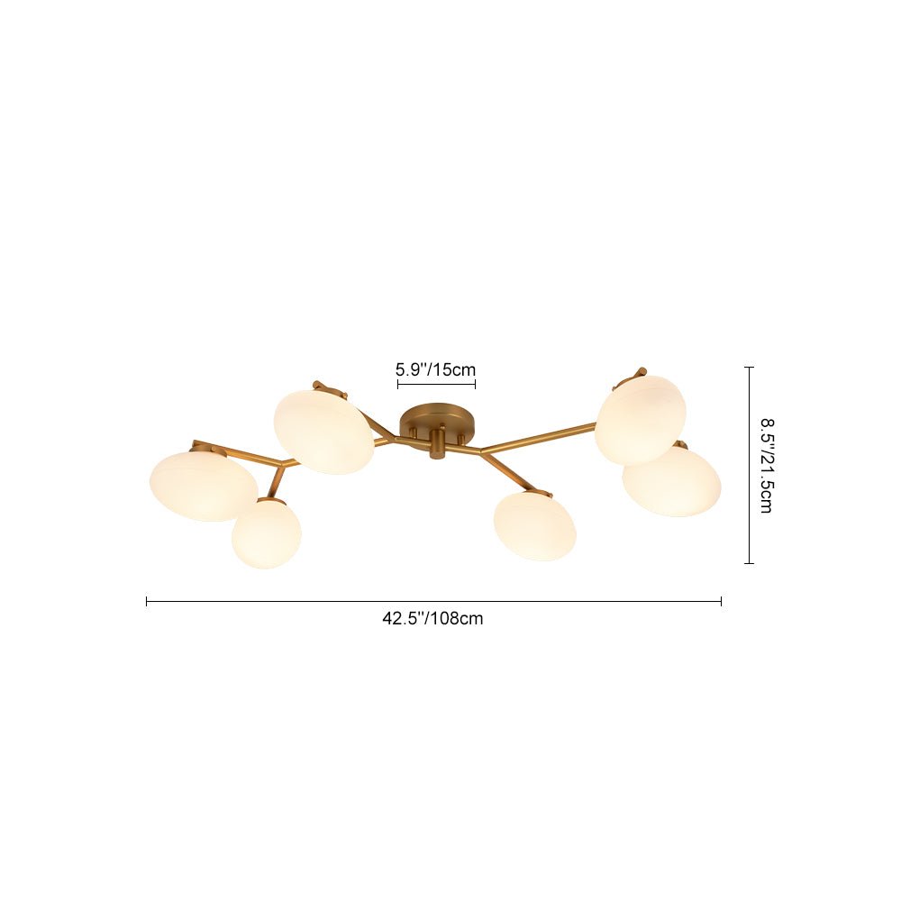 lightfixturesusa-6-light-branch-frosted-glass-egg-semi-flush-chandelier-ceiling-light-6-lt-matte-black-255981