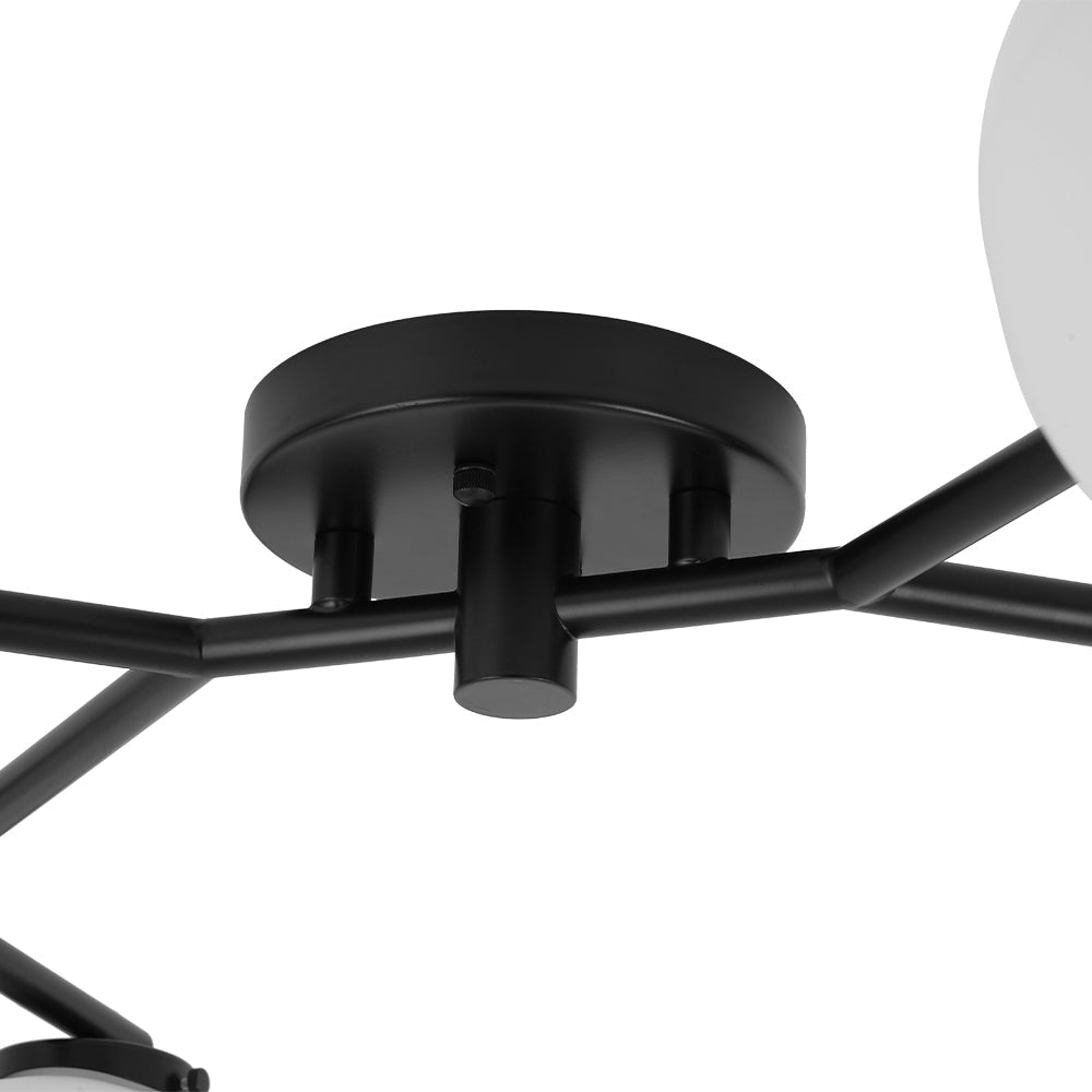 lightfixturesusa-6-light-branch-frosted-glass-egg-semi-flush-chandelier-ceiling-light-6-lt-matte-black-382331