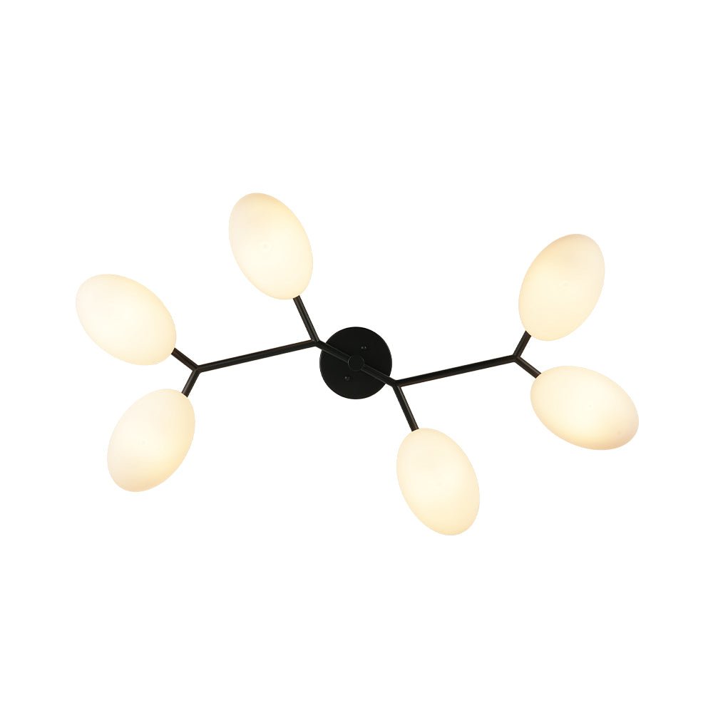 lightfixturesusa-6-light-branch-frosted-glass-egg-semi-flush-chandelier-ceiling-light-6-lt-matte-black-535948