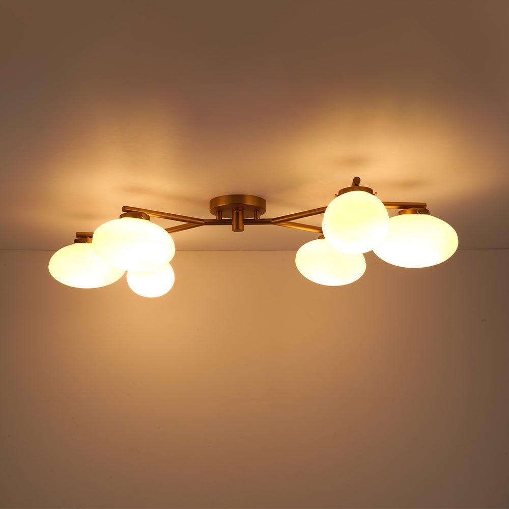 lightfixturesusa-6-light-branch-frosted-glass-egg-semi-flush-chandelier-ceiling-light-6-lt-matte-black-875463