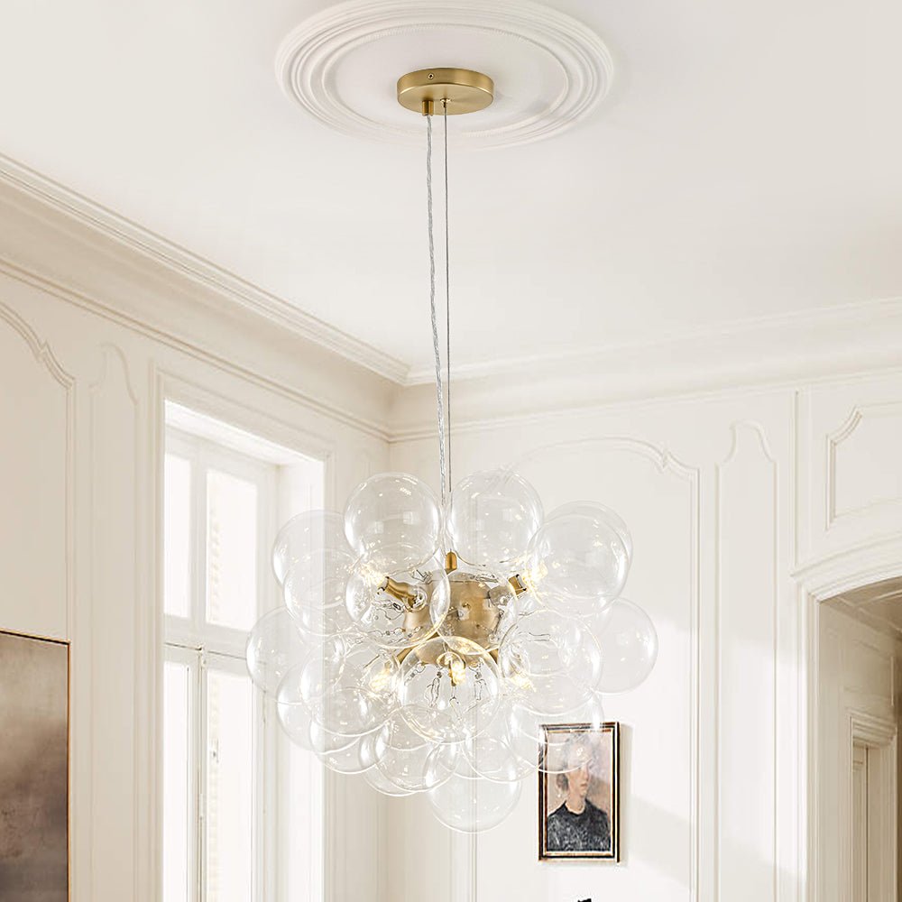 lightfixturesusa-6-light-brass-cluster-clear-glass-bubble-sphere-chandelier-chandelier-brass-pre-order-509603