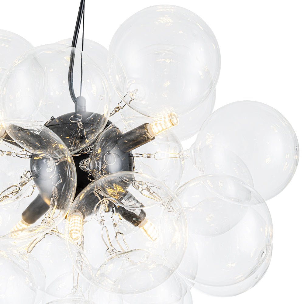 lightfixturesusa-6-light-dimmable-brass-cluster-clear-glass-bubble-sphere-chandelier-chandelier-black-142857