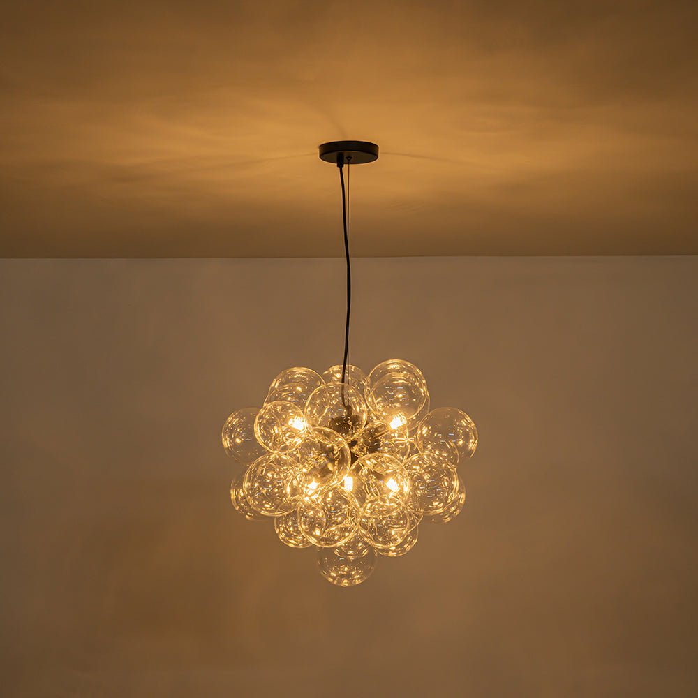 lightfixturesusa-6-light-dimmable-brass-cluster-clear-glass-bubble-sphere-chandelier-chandelier-black-860828