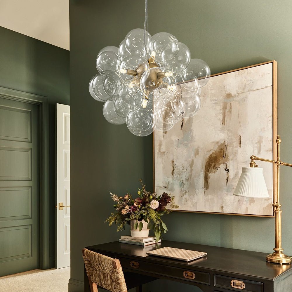 lightfixturesusa-6-light-dimmable-brass-cluster-clear-glass-bubble-sphere-chandelier-chandelier-brass-326549