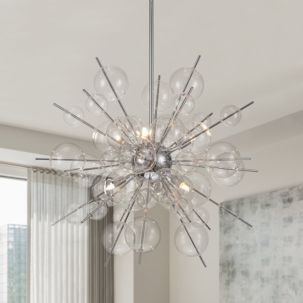 lightfixturesusa-6-light-glass-globe-bubble-sputnik-sunburst-chandelier-chandelier-chrome-429574 LightFixturesUSA - 6 - Light Glass Globe Bubble Sputnik Sunburst Chandelier - Chandelier - Chrome -