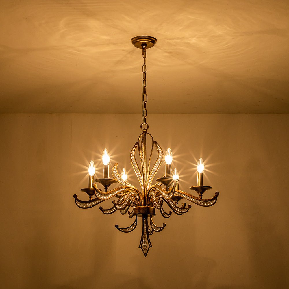 lightfixturesusa-6-light-vintage-candle-style-chandelier-crystal-beads-chandelier-6-lt-antique-576566