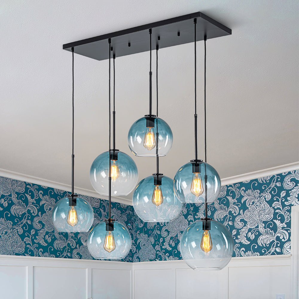 lightfixturesusa-7-light-cluster-blue-glass-globe-bubble-island-pendant-chandelier-blue-black-1540729
