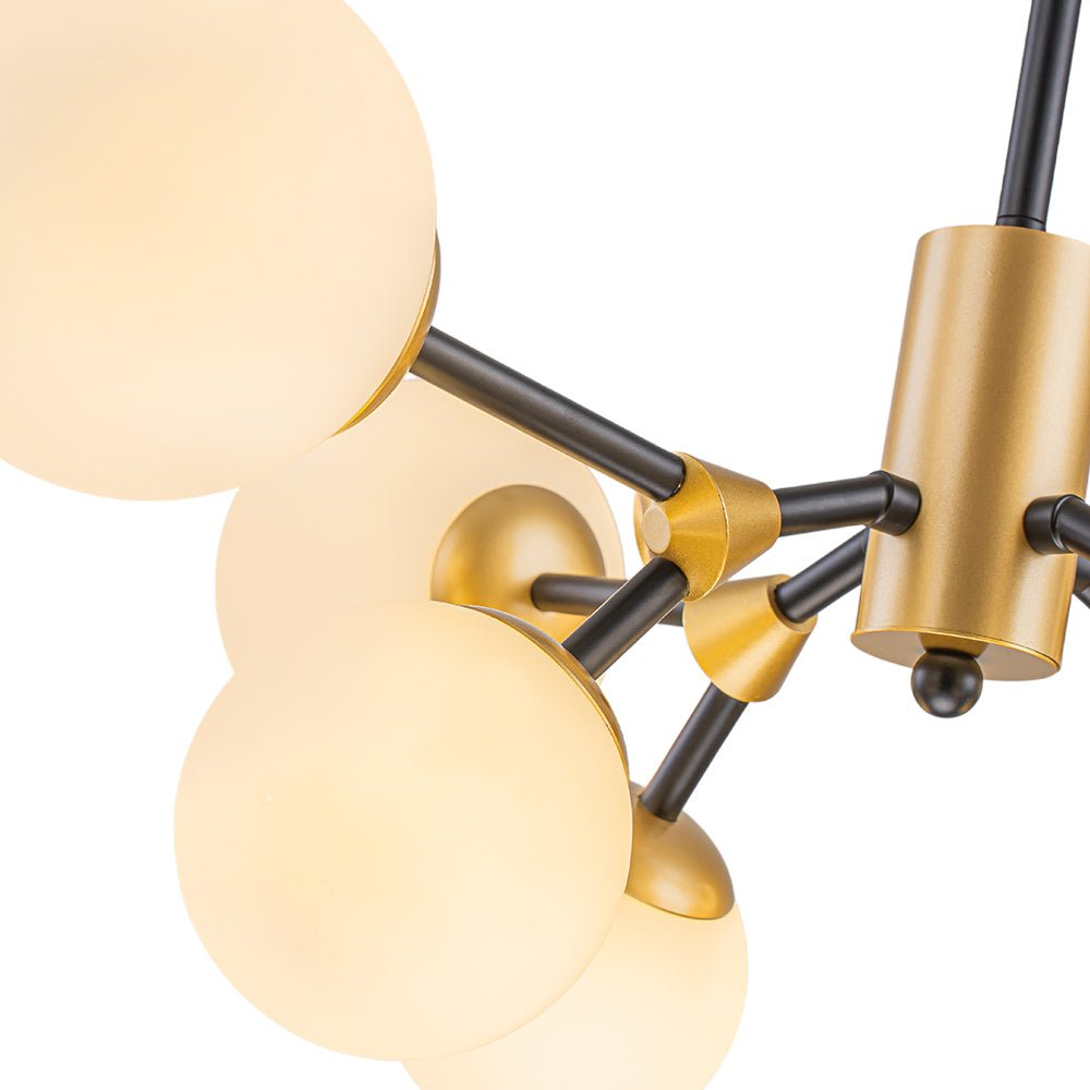 lightfixturesusa-8-light-black-brass-white-glass-globe-round-sputnik-chandelier-chandelier-232-in-1043343