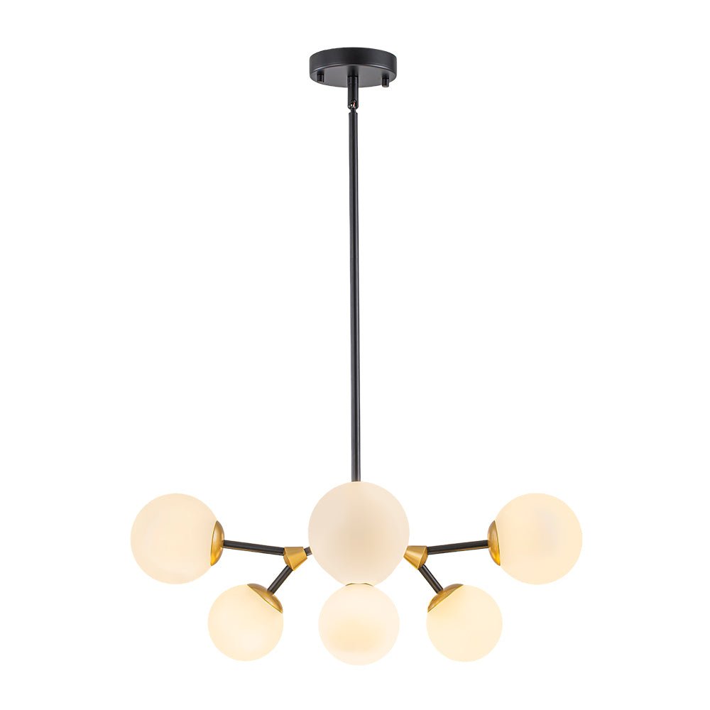lightfixturesusa-8-light-black-brass-white-glass-globe-round-sputnik-chandelier-chandelier-232-in-3515491
