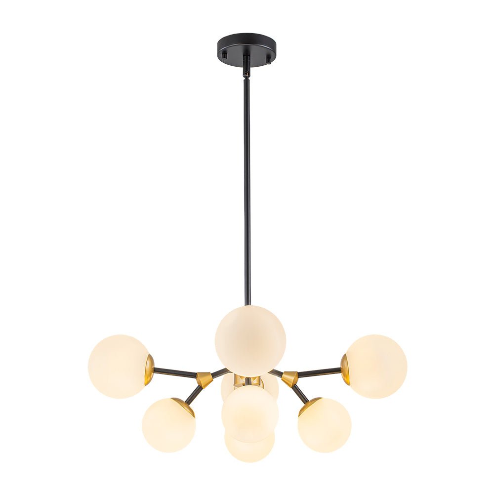 lightfixturesusa-8-light-black-brass-white-glass-globe-round-sputnik-chandelier-chandelier-232-in-3775849