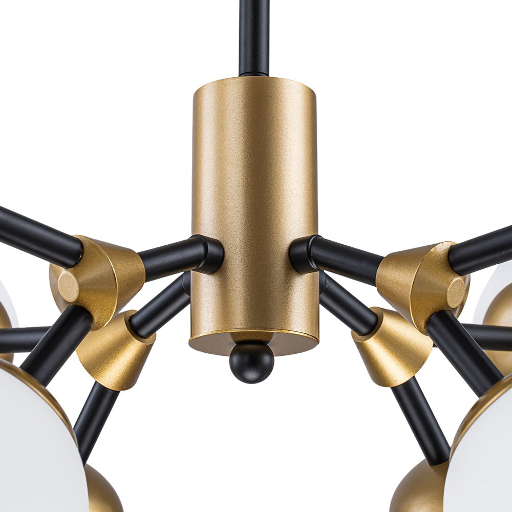 lightfixturesusa-8-light-black-brass-white-glass-globe-round-sputnik-chandelier-chandelier-232-in-9001368