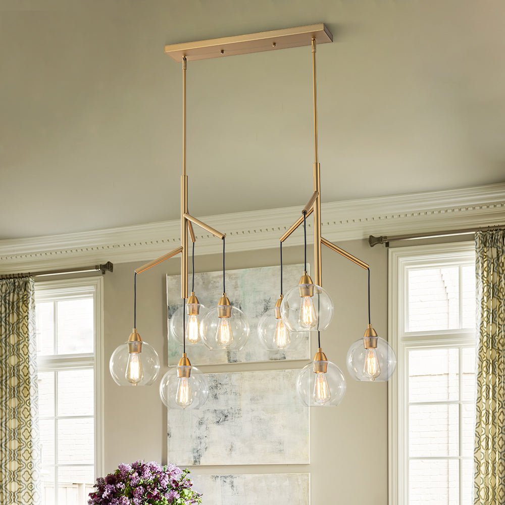 lightfixturesusa-8-light-branch-draped-glass-bubble-island-double-chandelier-chandelier-brass-627750