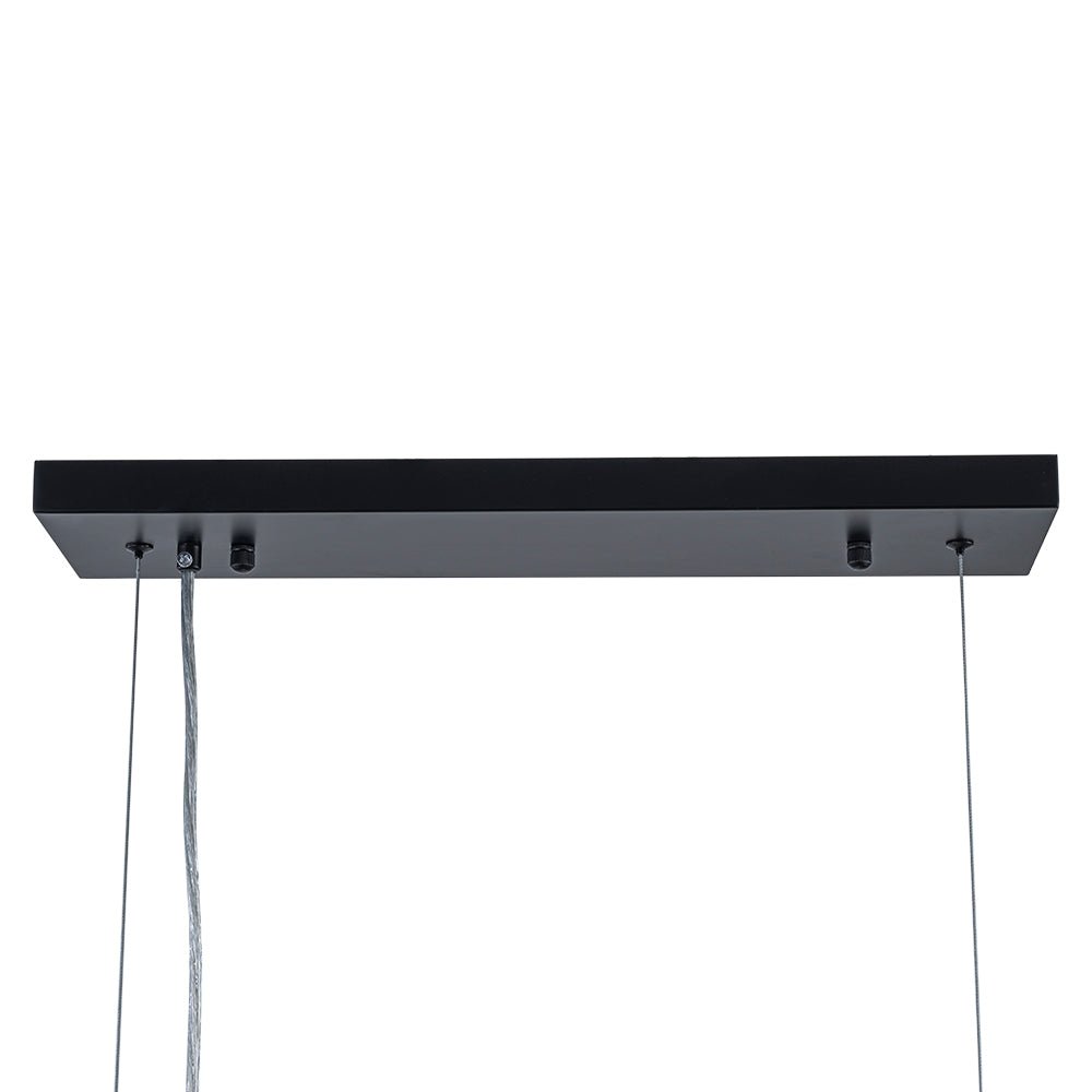 lightfixturesusa-8-light-color-tinted-glass-globe-bubble-linear-island-chandelier-chandelier-black-green-2039115