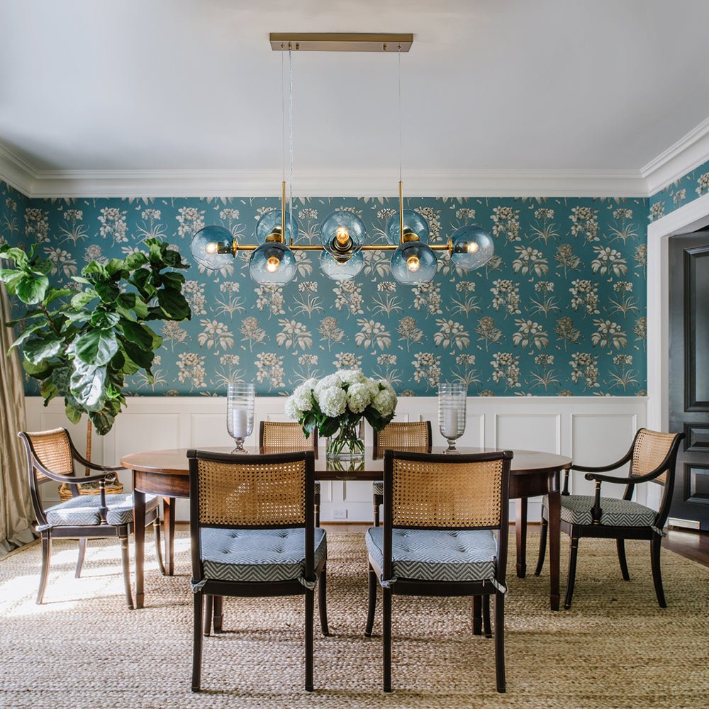 lightfixturesusa-8-light-color-tinted-glass-globe-bubble-linear-island-chandelier-chandelier-brass-blue-1908785