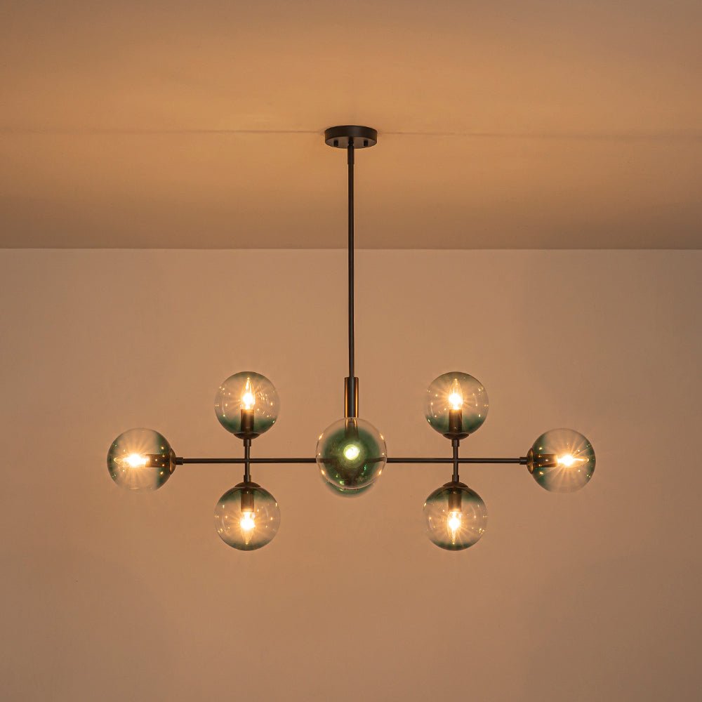 lightfixturesusa-8-light-linear-sputnik-tinted-blue-glass-bubble-chandelier-chandelier-black-7557838