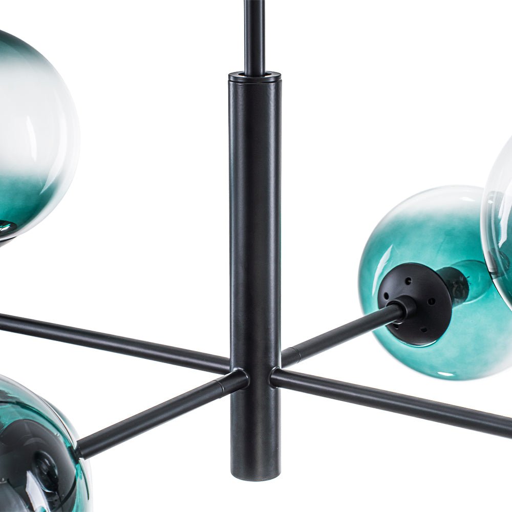 lightfixturesusa-8-light-linear-sputnik-tinted-blue-glass-bubble-chandelier-chandelier-black-7704875