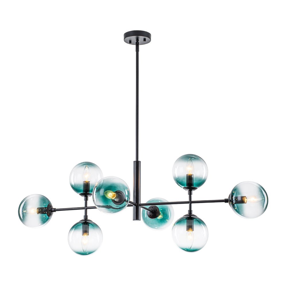 lightfixturesusa-8-light-linear-sputnik-tinted-blue-glass-bubble-chandelier-chandelier-black-9189091