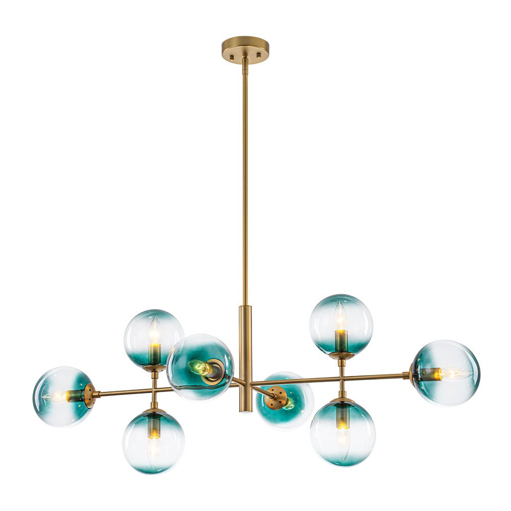 lightfixturesusa-8-light-linear-sputnik-tinted-blue-glass-bubble-chandelier-chandelier-brass-4850528