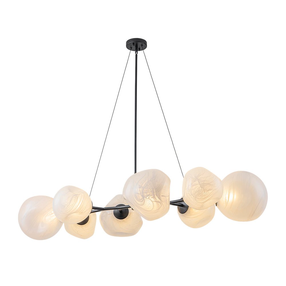 lightfixturesusa-8-light-opal-swirl-glass-globe-branch-island-chandelier-chandelier-black-pre-order-4594708