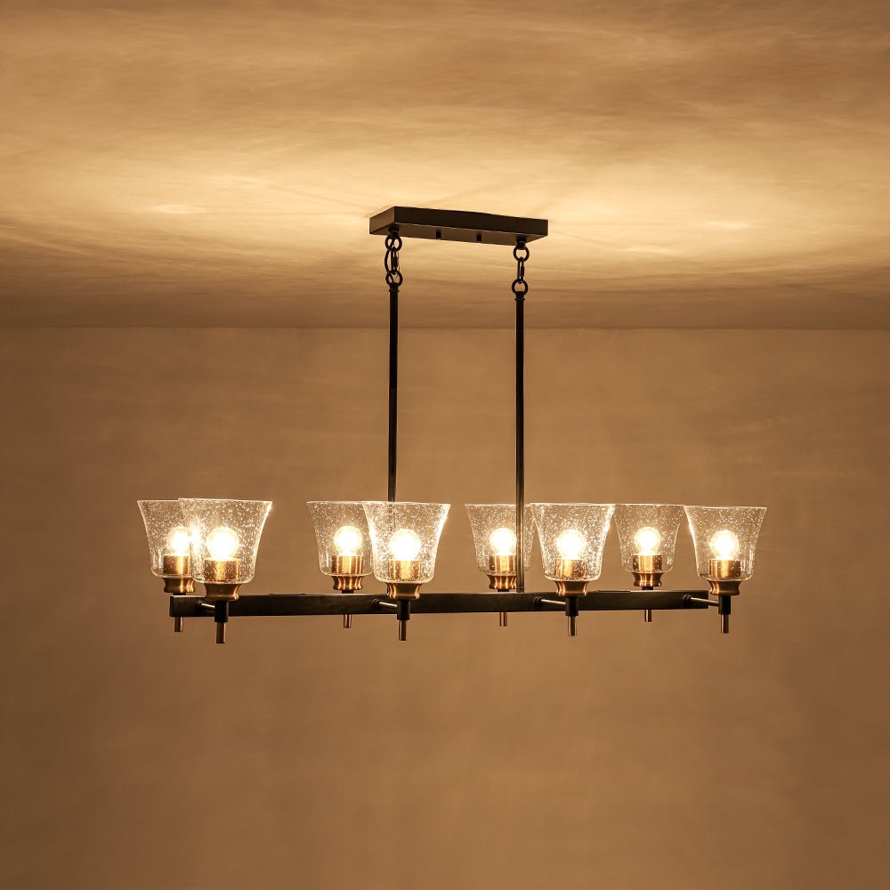lightfixturesusa-8-light-seeded-glass-black-brass-linear-island-chandelier-chandelier-black-brass-460718
