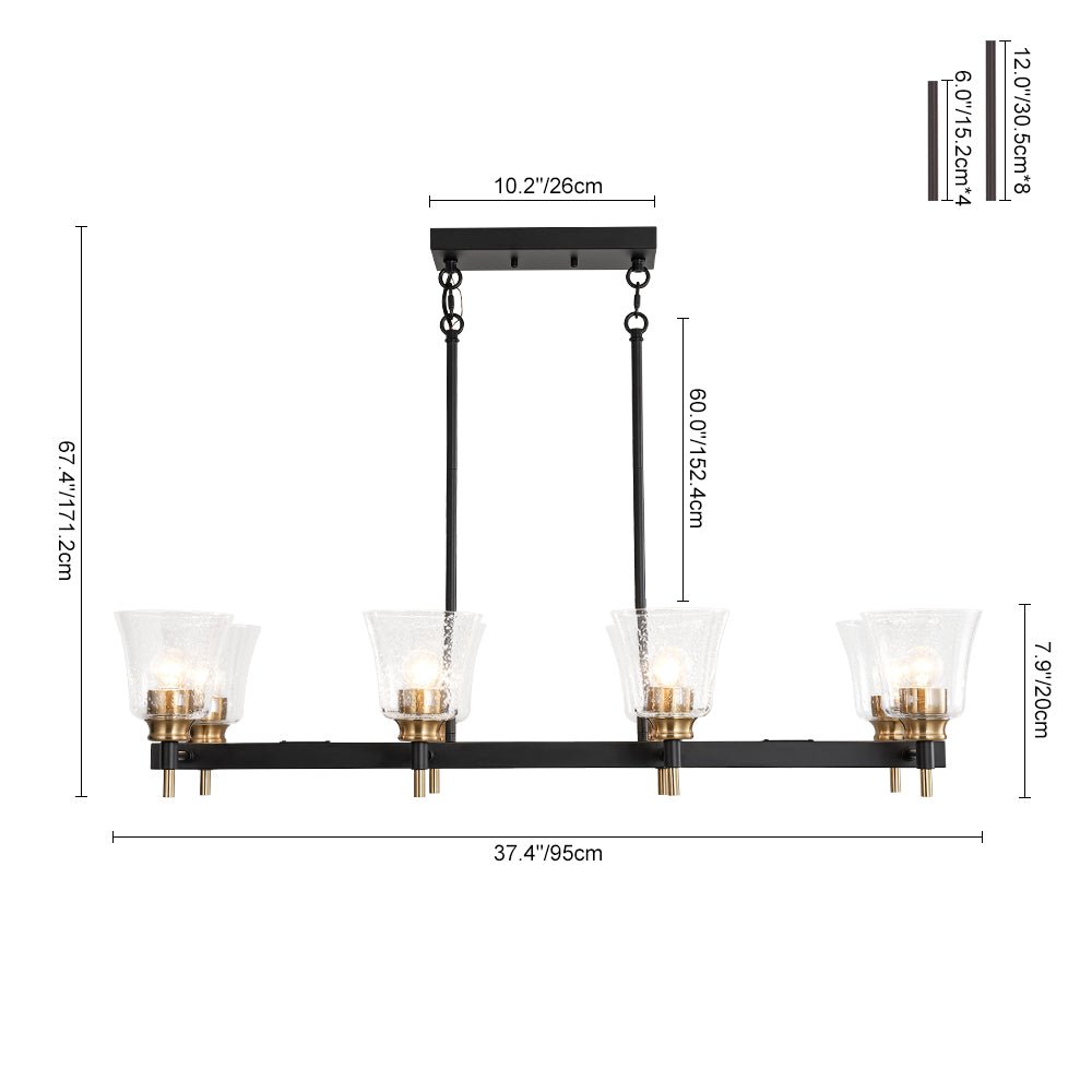 lightfixturesusa-8-light-seeded-glass-black-brass-linear-island-chandelier-chandelier-black-brass-827622