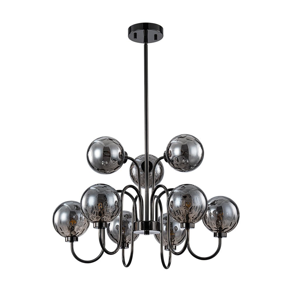 lightfixturesusa-9-light-hammered-smoked-glass-bubble-black-sputnik-chandelier-chandelier-black-314689