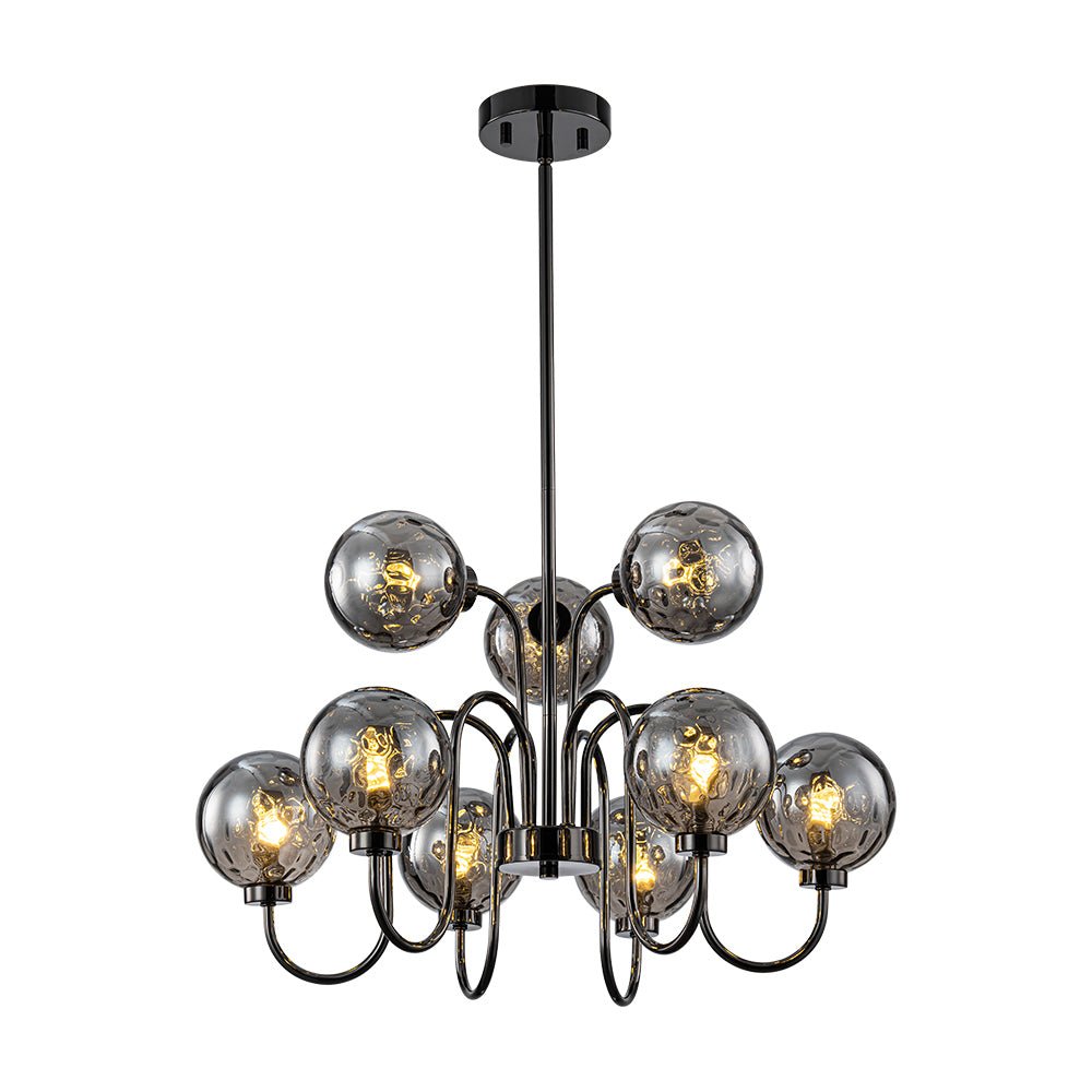 lightfixturesusa-9-light-hammered-smoked-glass-bubble-black-sputnik-chandelier-chandelier-black-528424
