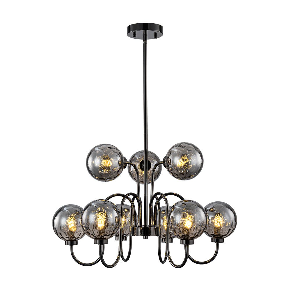 lightfixturesusa-9-light-hammered-smoked-glass-bubble-black-sputnik-chandelier-chandelier-black-723988