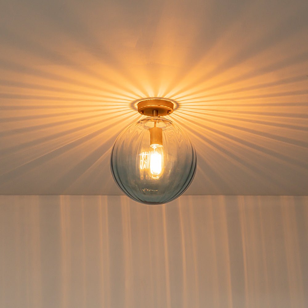 lightfixturesusa-art-deco-1-light-blue-ribbed-glass-globe-semi-flush-mount-ceiling-light-amber-8029095