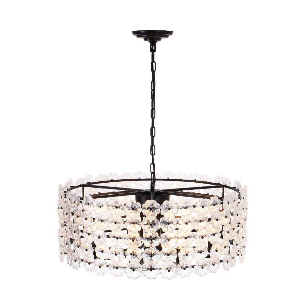 lightfixturesusa-art-deco-blossom-floral-cage-drum-lantern-pendant-light-chandelier-black-1199126