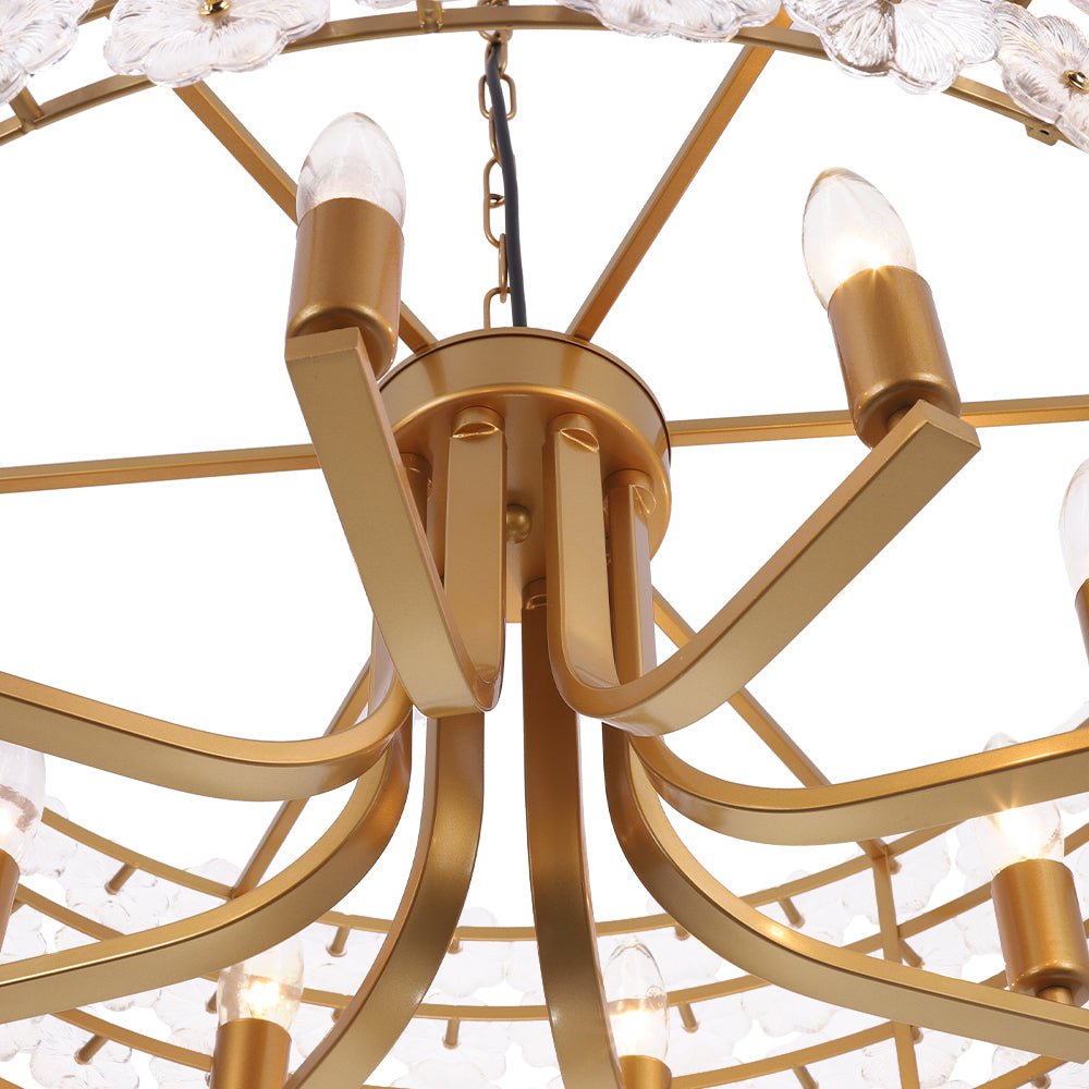 lightfixturesusa-art-deco-blossom-floral-cage-drum-lantern-pendant-light-chandelier-gold-5419086