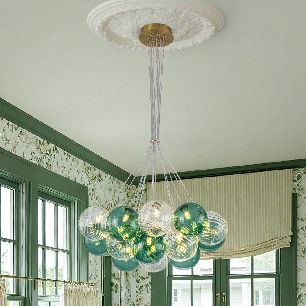 lightfixturesusa-art-deco-blue-hue-cluster-glass-globe-bubble-chandelier-chandelier-green-hue-3085842 LightFixturesUSA - Art Deco Blue Hue Cluster Glass Globe Bubble Chandelier - Chandelier - Green Hue -