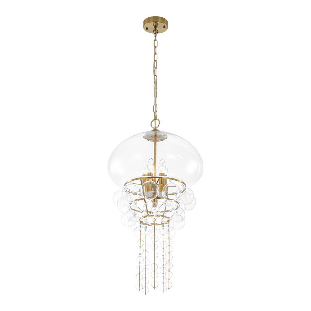 lightfixturesusa-art-deco-brass-tiered-clear-glass-jellyfish-style-chandelier-chandelier-brass-115265