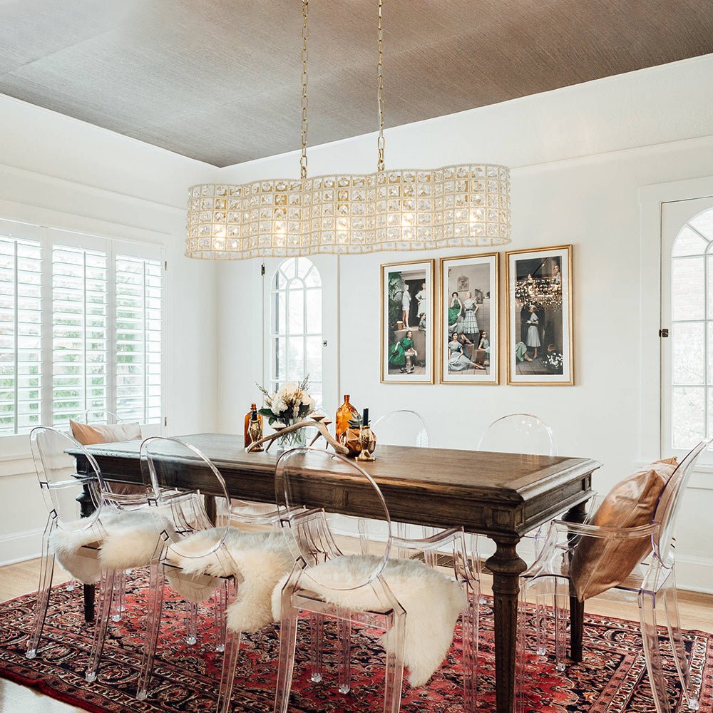 lightfixturesusa-art-deco-luxury-brass-crystal-linear-cage-island-chandelier-chandelier-brass-1616982 LightFixturesUSA - Art Deco Luxury Brass Crystal Linear Cage Island Chandelier - Chandelier - Brass -