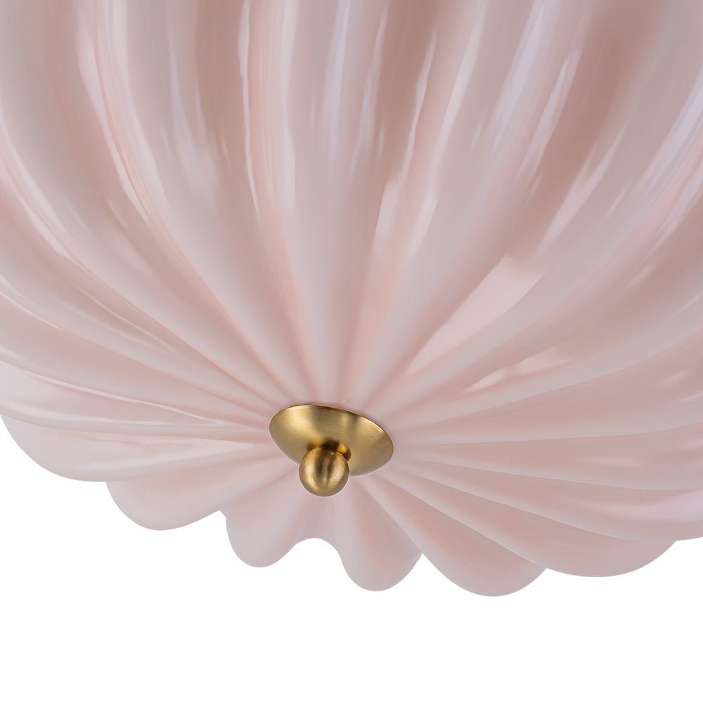 lightfixturesusa-art-deco-pleated-flower-shine-glass-semi-flush-mount-ceiling-light-pink-1958128