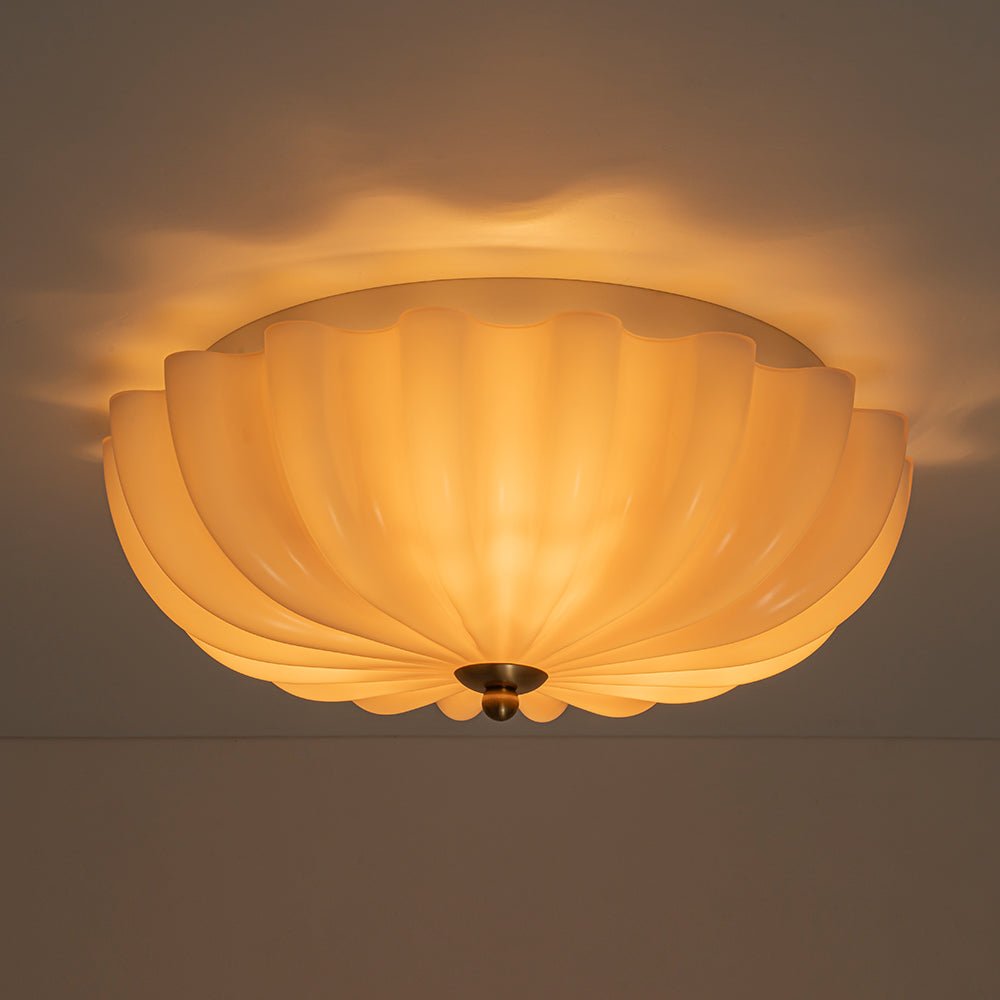 lightfixturesusa-art-deco-pleated-flower-shine-glass-semi-flush-mount-ceiling-light-pink-5809534