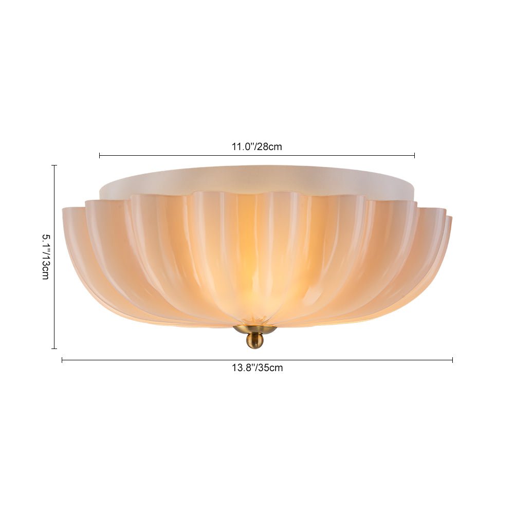 lightfixturesusa-art-deco-pleated-flower-shine-glass-semi-flush-mount-ceiling-light-pink-6308915