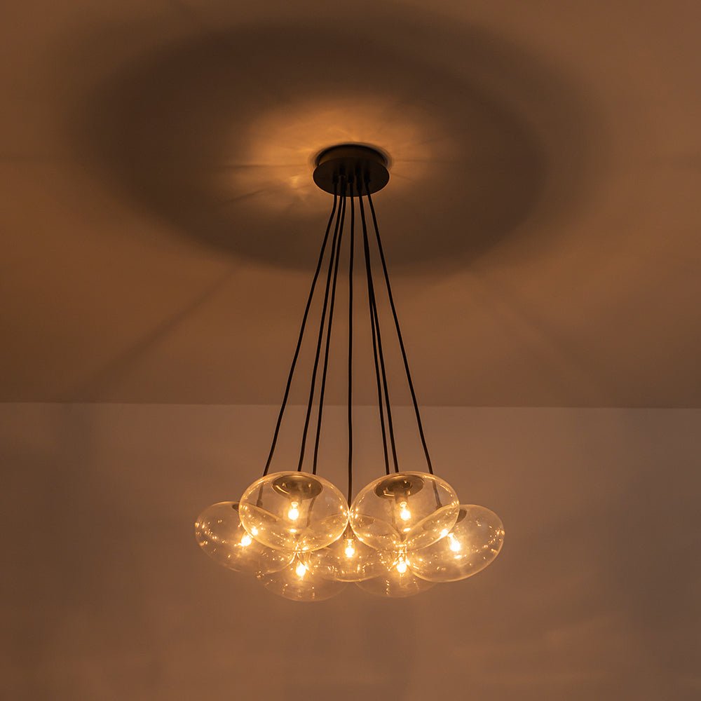 lightfixturesusa-black-7-light-cluster-clear-glass-oval-globe-chandelier-chandelier-black-355538