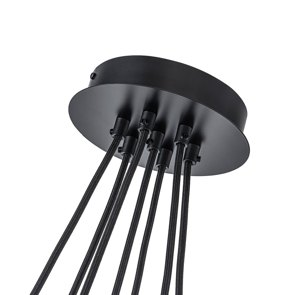 lightfixturesusa-black-7-light-cluster-clear-glass-oval-globe-chandelier-chandelier-black-498370