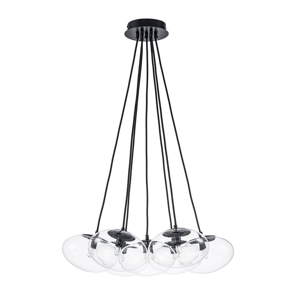 lightfixturesusa-black-7-light-cluster-clear-glass-oval-globe-chandelier-chandelier-black-649061