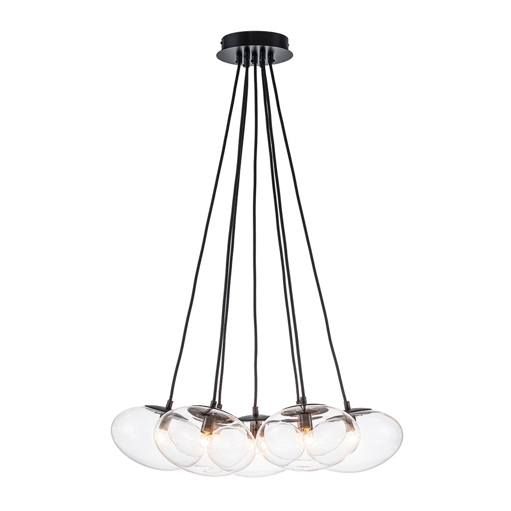 lightfixturesusa-black-7-light-cluster-clear-glass-oval-globe-chandelier-chandelier-black-686724