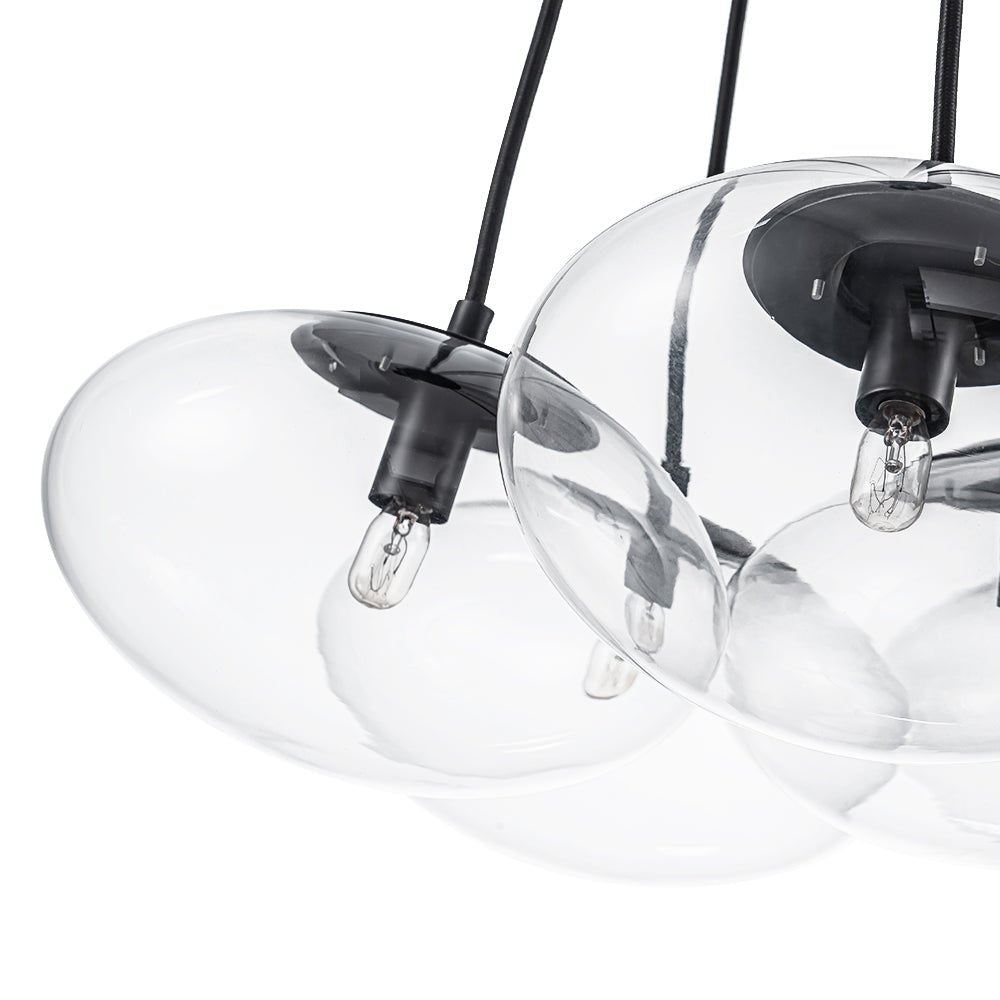 lightfixturesusa-black-7-light-cluster-clear-glass-oval-globe-chandelier-chandelier-black-973449