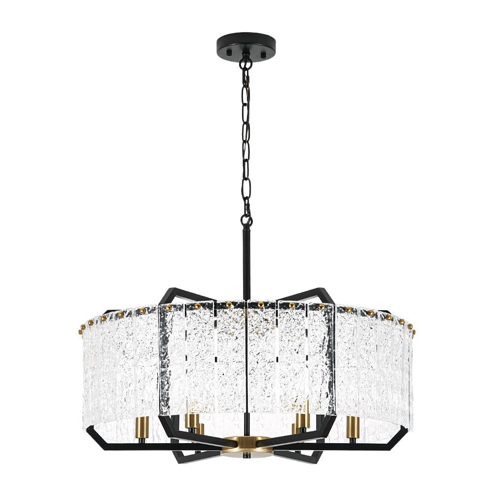 lightfixturesusa-black-brass-6-light-rippled-glass-drum-cage-chandelier-chandelier-25-in-2353069
