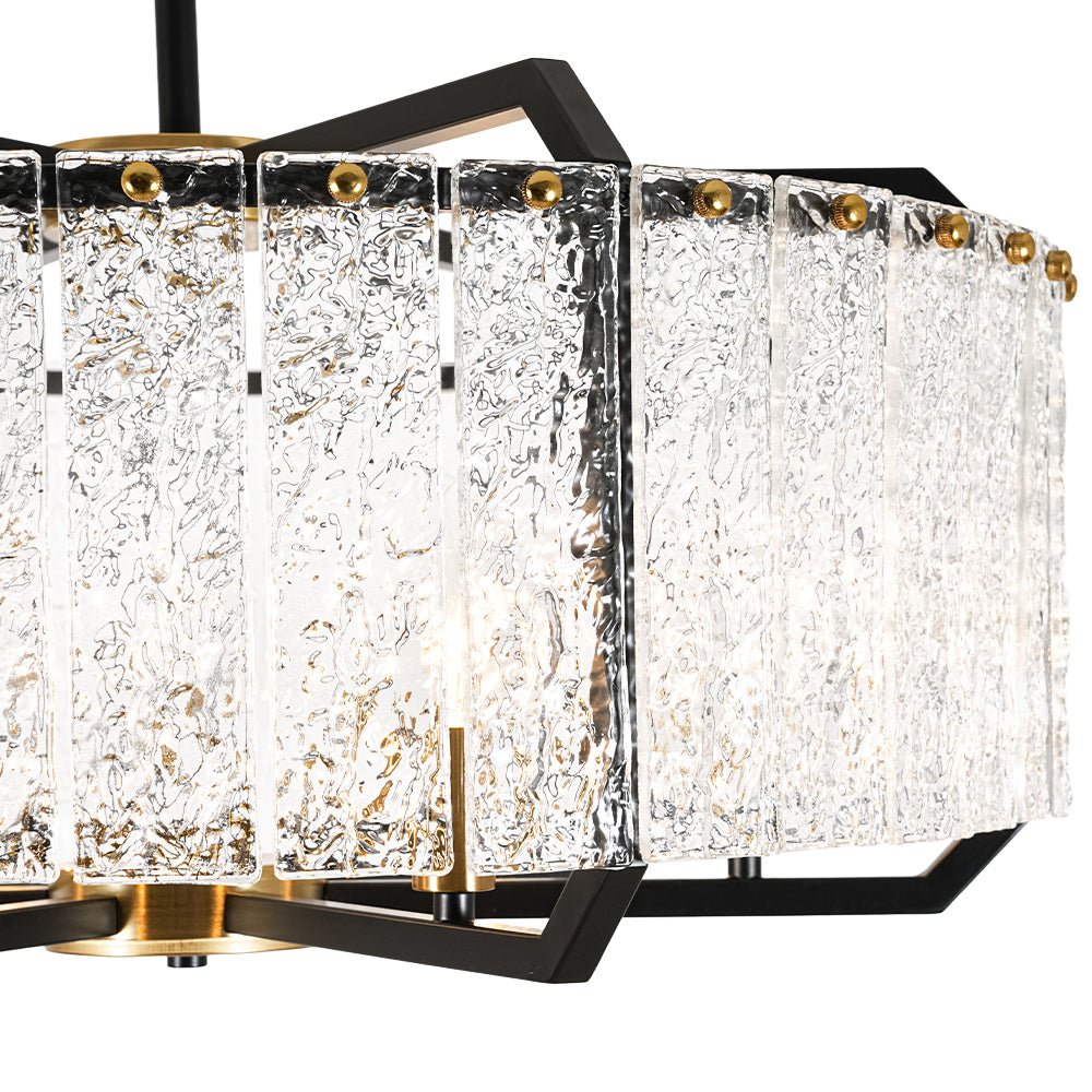 lightfixturesusa-black-brass-6-light-rippled-glass-drum-cage-chandelier-chandelier-25-in-3583338