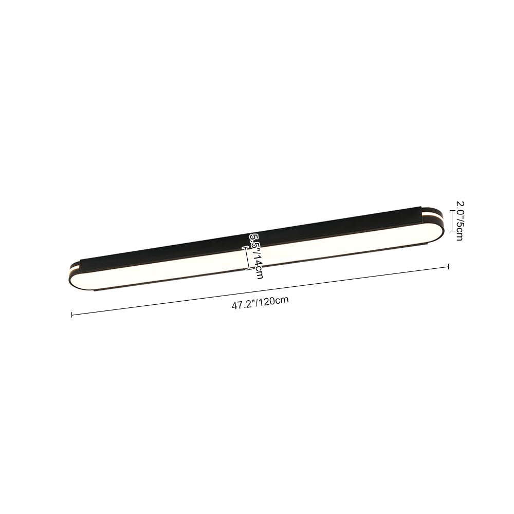 lightfixturesusa-black-minimalist-oval-dimmable-led-flush-mount-light-ceiling-light-31-in-2071361