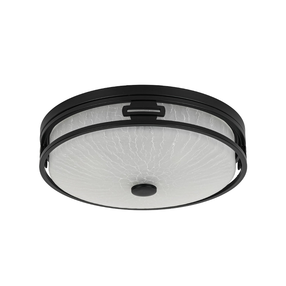 lightfixturesusa-black-round-frosted-crackled-glass-flush-mount-light-ceiling-light-161-in-2411798