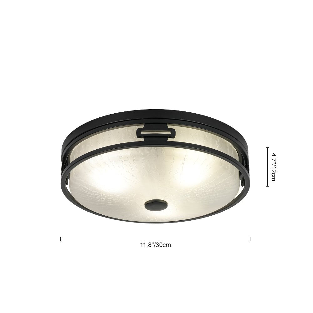 lightfixturesusa-black-round-frosted-crackled-glass-flush-mount-light-ceiling-light-161-in-9412013