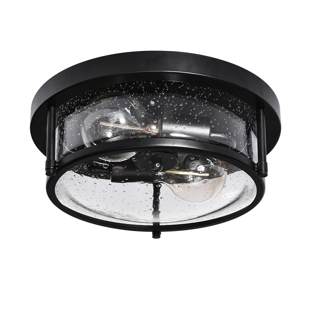 lightfixturesusa-black-seeded-glass-flush-mount-ceiling-light-344152