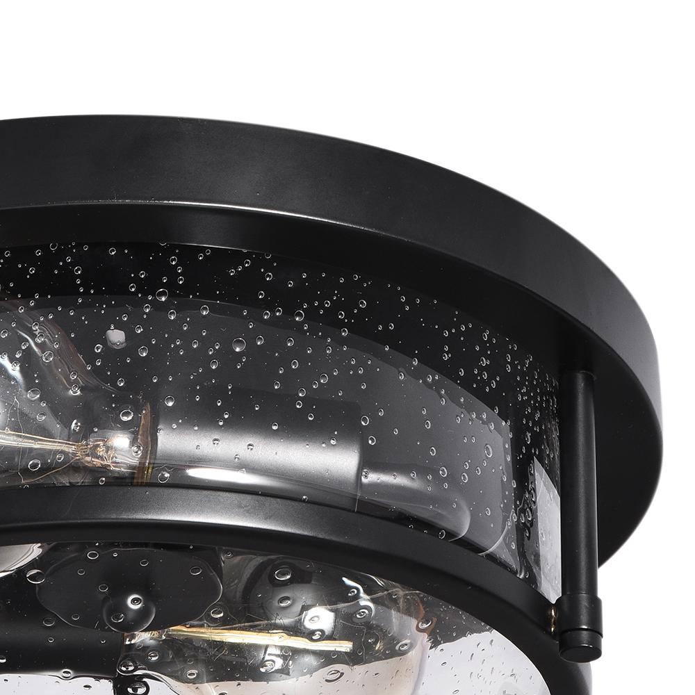 lightfixturesusa-black-seeded-glass-flush-mount-ceiling-light-359985