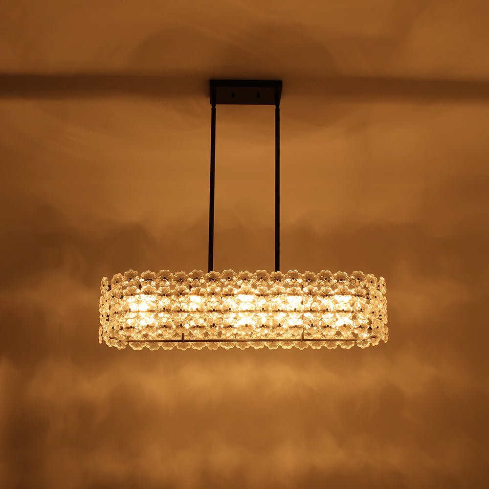 lightfixturesusa-bloom-art-deco-floral-glass-linear-cage-island-chandelier-chandelier-black-3615311